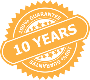 10 years guarantee on double glazing